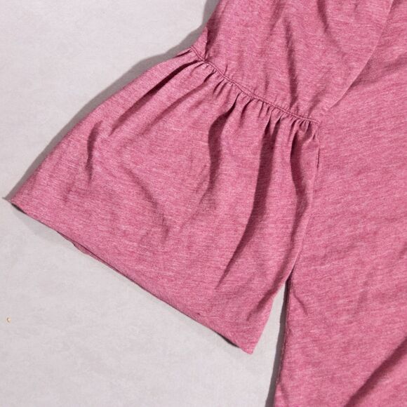 Johnny Was Darielle Flute Sleeve Embroidered V Neck Top Large Boho Floral - Picture 4 of 6